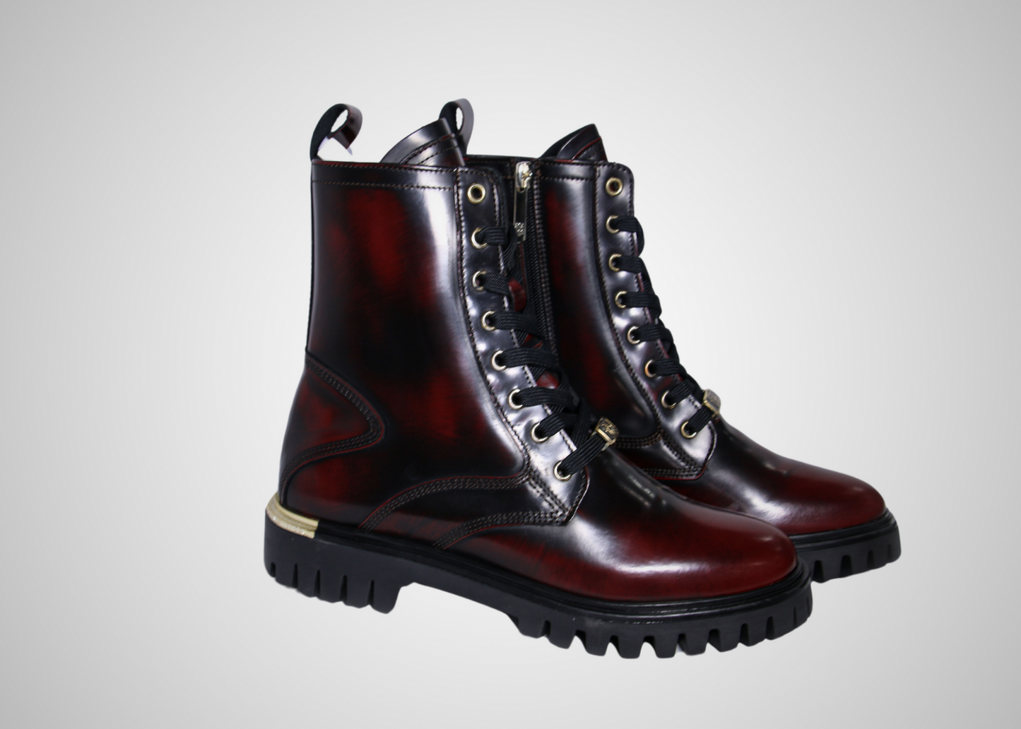 Tommy Hilfiger Polished Leather Lacer Up