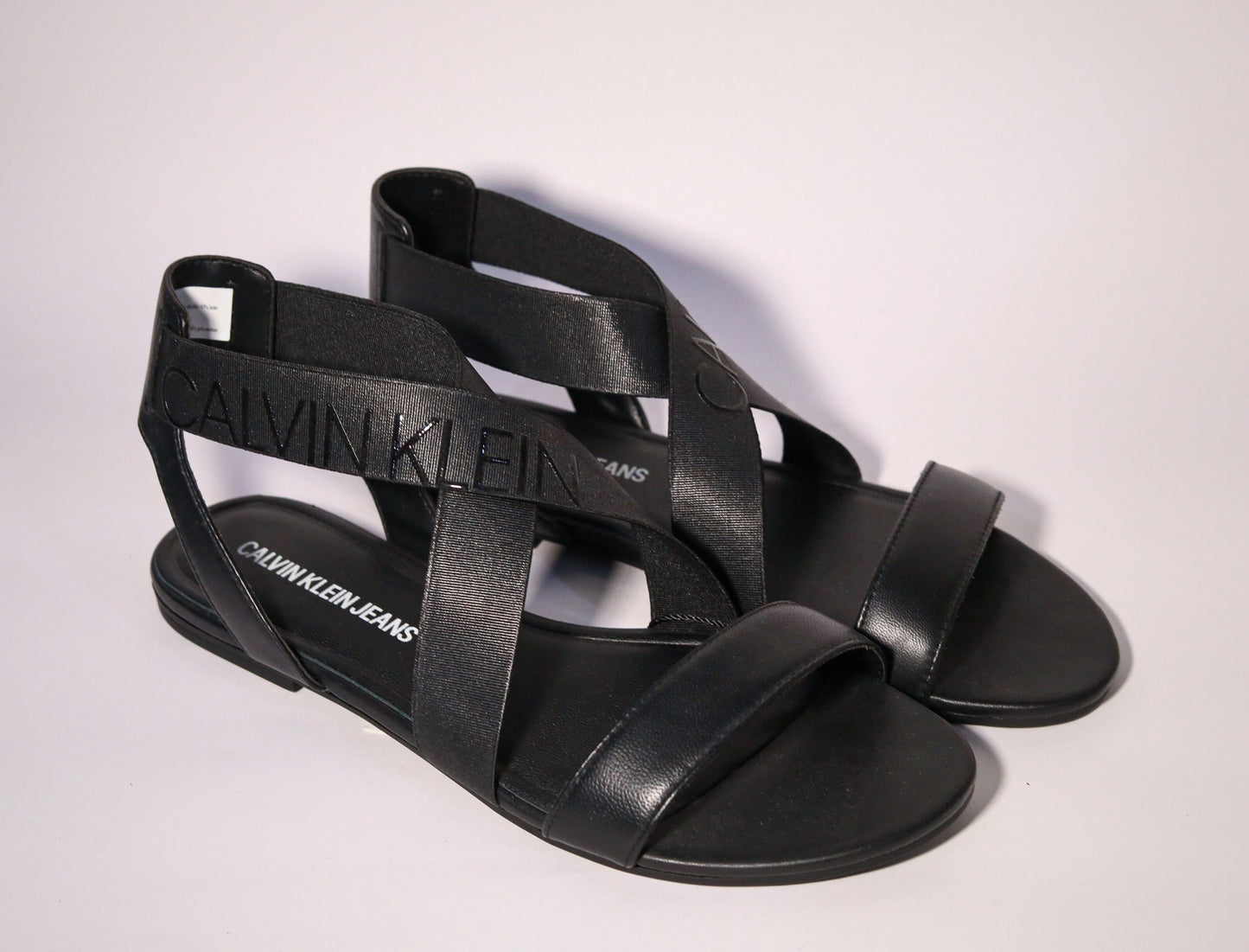 Calvin Klein Flat Sandal Ankle Elastic